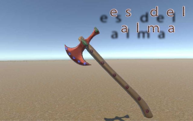 battle axe with hammer 3D Model .c4d .max .obj .3ds .fbx .stl .blend 
