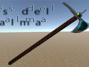 battle axe with peak Modèle 3D
