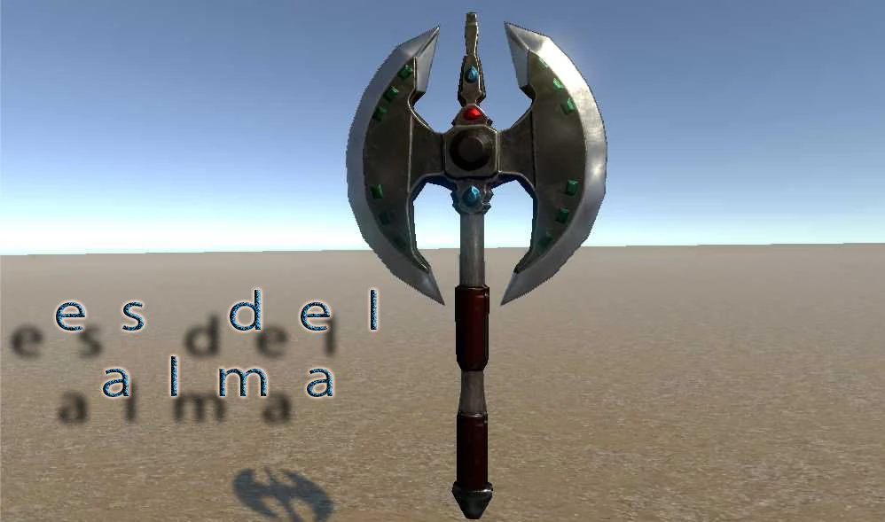 short double axe 3D Model .c4d .max .obj .3ds .fbx .stl .blend