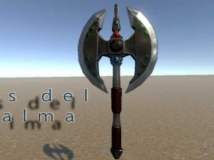 短い双斧 3Dモデル