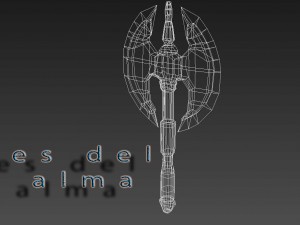 short double axe 3D मॉडल