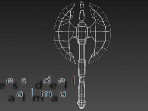 short double axe 3D मॉडल
