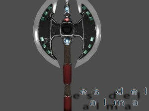 short double axe 3D Model