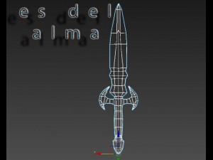 short sword Model 3D