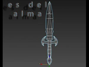 short sword 3D Model