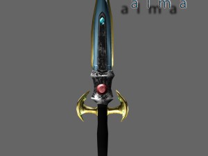 short sword Model 3D