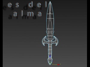 short sword Model 3D