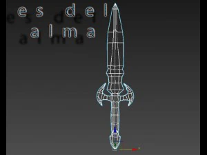 short sword 3D Model