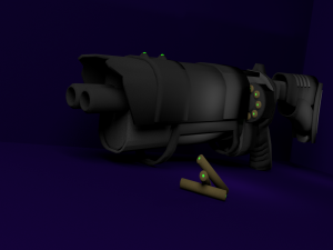 double-barreled raps-90 3D 模型