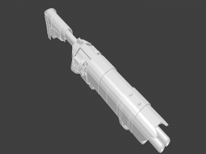 double-barreled raps-90 3D Model
