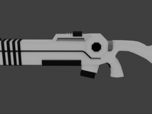 white Modelo 3D