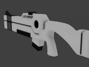 white Modelo 3D