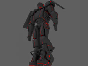 robot transformat&ouml;r araba 3D Model