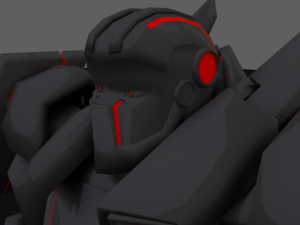 robot transformer car 3D 모델