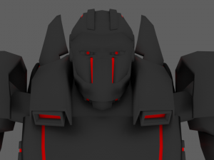 robot transformer car 3D 모델
