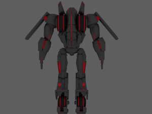 robot transformer car 3D 모델
