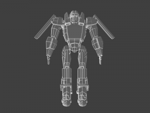 robot transformer car 3D 모델