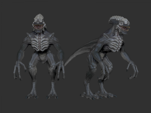 alien 1 0 7 3D 模型