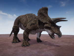 3d triceratops 3Dモデル