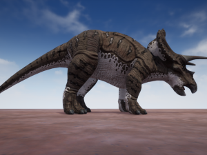 3d triceratops 3Dモデル