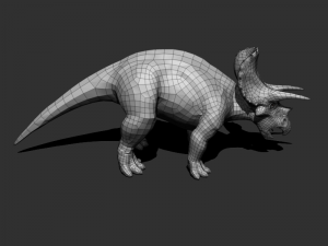 3d triceratops 3Dモデル