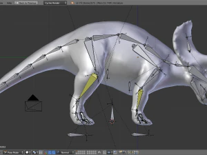 3d triceratops 3D Model