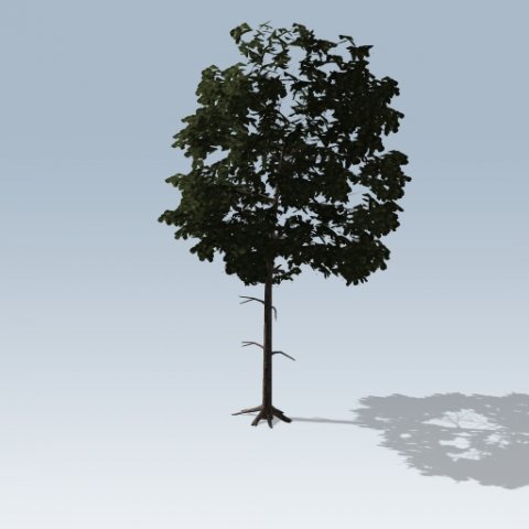 simple tree 03 3D-Modell .c4d .max .obj .3ds .fbx .stl .blend 