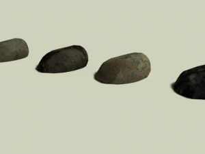 simple stone pack 01 3D Model