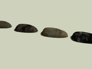 simple stone pack 01 3D Model