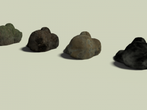 simple stone pack 01 3D 模型