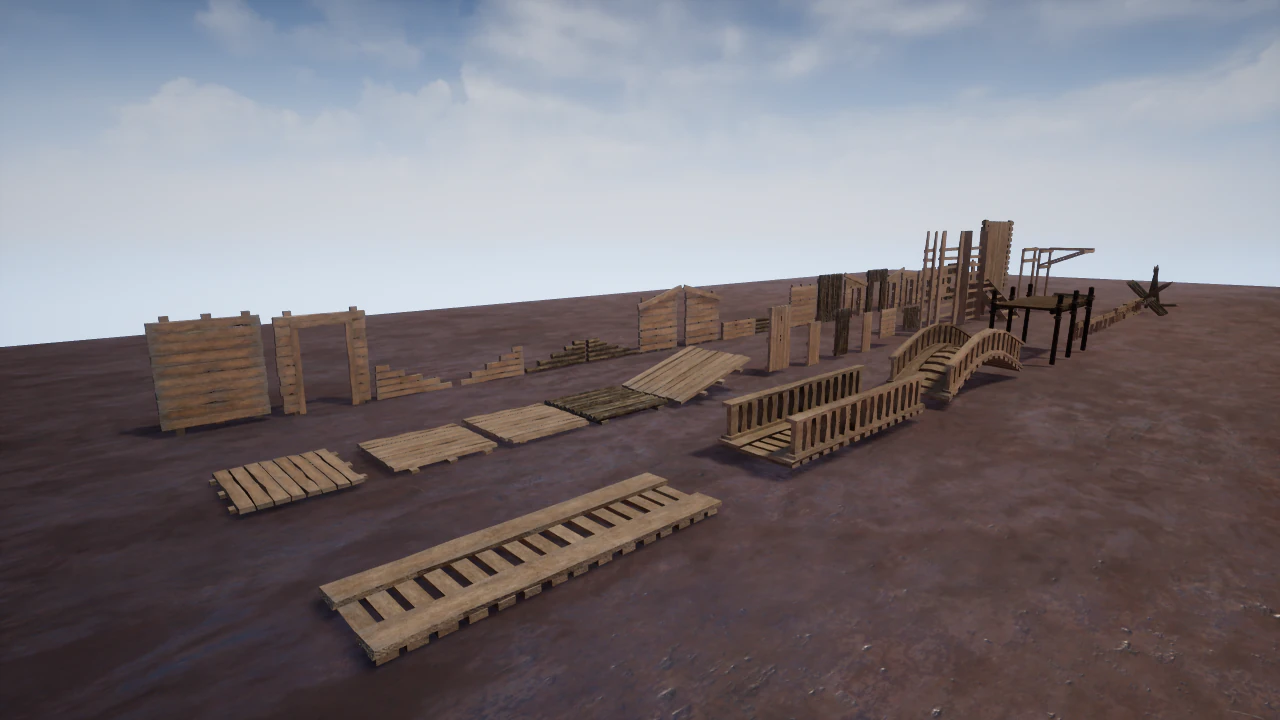 structure package 01 3D Model .c4d .max .obj .3ds .fbx .stl .blend 