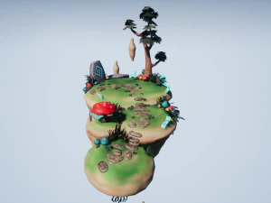floating island 01 3D Model