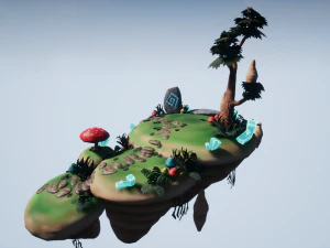 floating island 01 3D Model