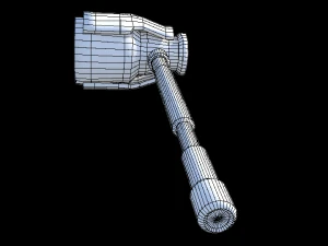 ハンマー01 3Dモデル