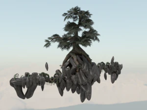 floating island 02 3D Model