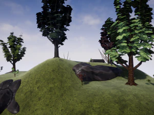 cartoon tree 01 3D Model