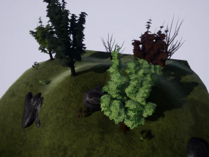 cartoon tree 01 3D Model