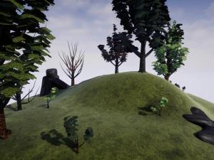 cartoon tree 01 3D Model