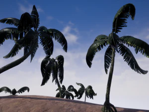 albero dei cartoni animati 02 Modello 3D