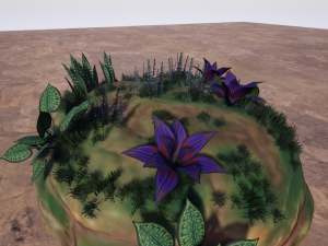cartoon plants 01 3D 模型