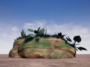 cartoon plants 01 3D Model