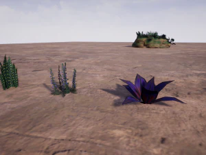 cartoon plants 01 3D Model