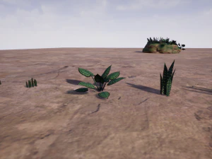 cartoon plants 01 3D Model