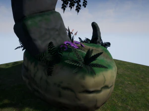 cartoon plants 02 3D Model