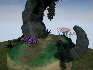 cartoon plants 02 3D Model