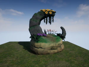 cartoon plants 02 3D Model