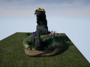 cartoon plants 02 3D Model