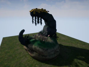 cartoon plants 02 3D Model