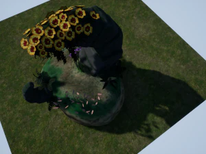 cartoon plants 02 3D Model