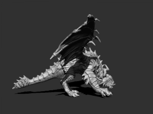 elemental dragon 3D Model